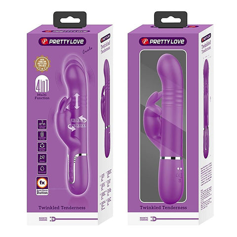 Pretty Love Coale 4-in-1 Multi-Function Twin Motor Rabbit - Rabbit Vibrators