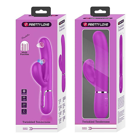 Pretty Love Perdita 3-in-1 Rabbit Vibrator by Baile - Rabbit Vibrators