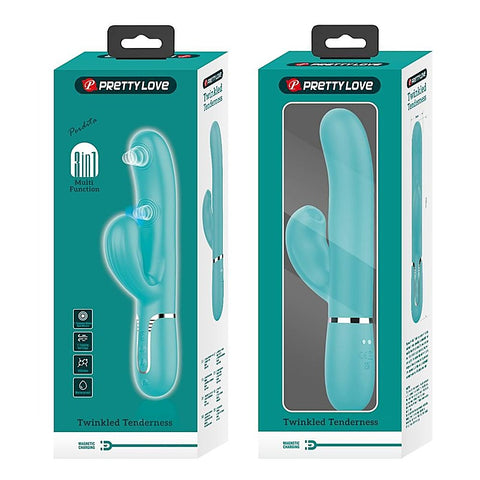 Pretty Love Perdita 3-in-1 Rabbit Vibrator by Baile - Rabbit Vibrators