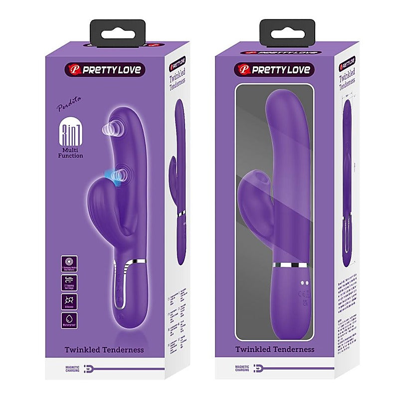 Pretty Love Perdita 3-in-1 Rabbit Vibrator by Baile - Rabbit Vibrators