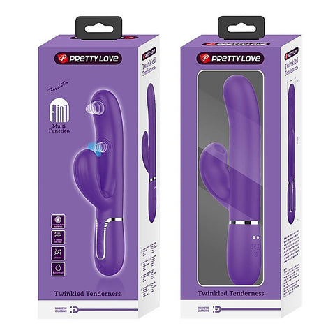 Pretty Love Perdita 3-in-1 Rabbit Vibrator by Baile - Rabbit Vibrators