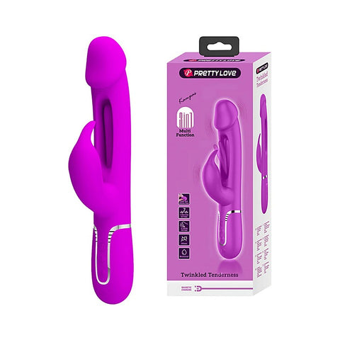 Pretty Love Kampas 3-in-1 Multi-Function Rechargeable - Rabbit Vibrators