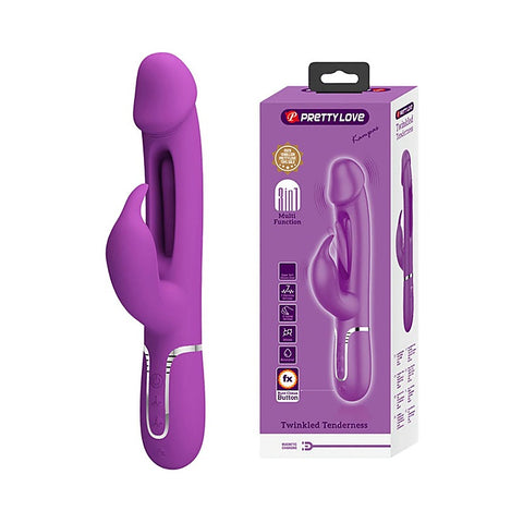 Pretty Love Kampas 3-in-1 Multi-Function Rechargeable - Rabbit Vibrators