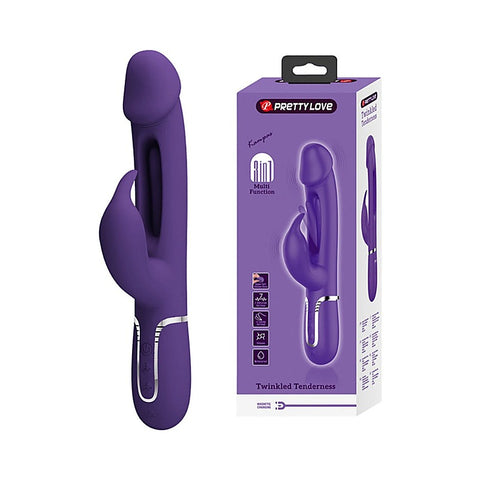 Pretty Love Kampas 3-in-1 Multi-Function Rechargeable - Rabbit Vibrators