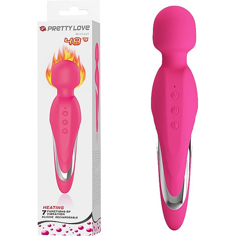 Pretty Love Michael Rechargeable Warming Body Wand Massager - Body Wands
