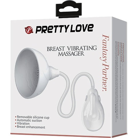 Pretty Love Automatic Suction Vibrating Breast Massager - Breast and Nipple Toys