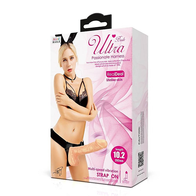 Ultra Passionate Strap On Harness Dong by Baile - Strap On Sextoys