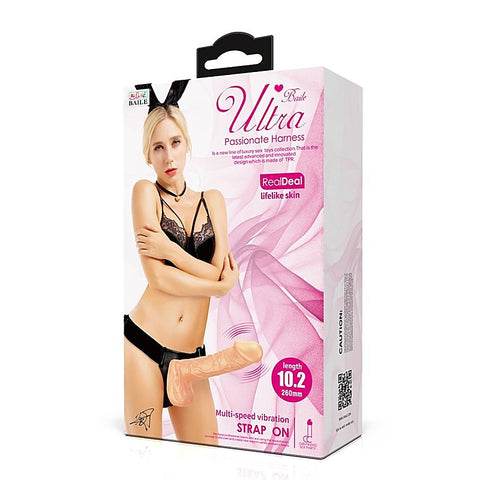 Ultra Passionate Strap On Harness Dong by Baile - Strap On Sextoys