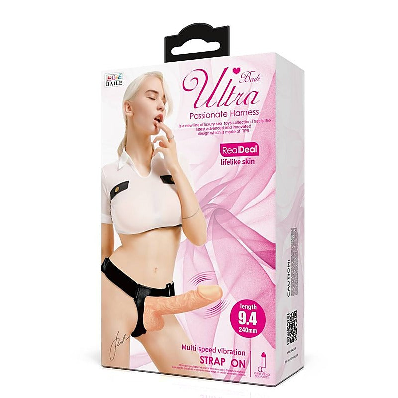 Ultra Passionate Strap On Harness Dong by Baile - Strap On Sextoys