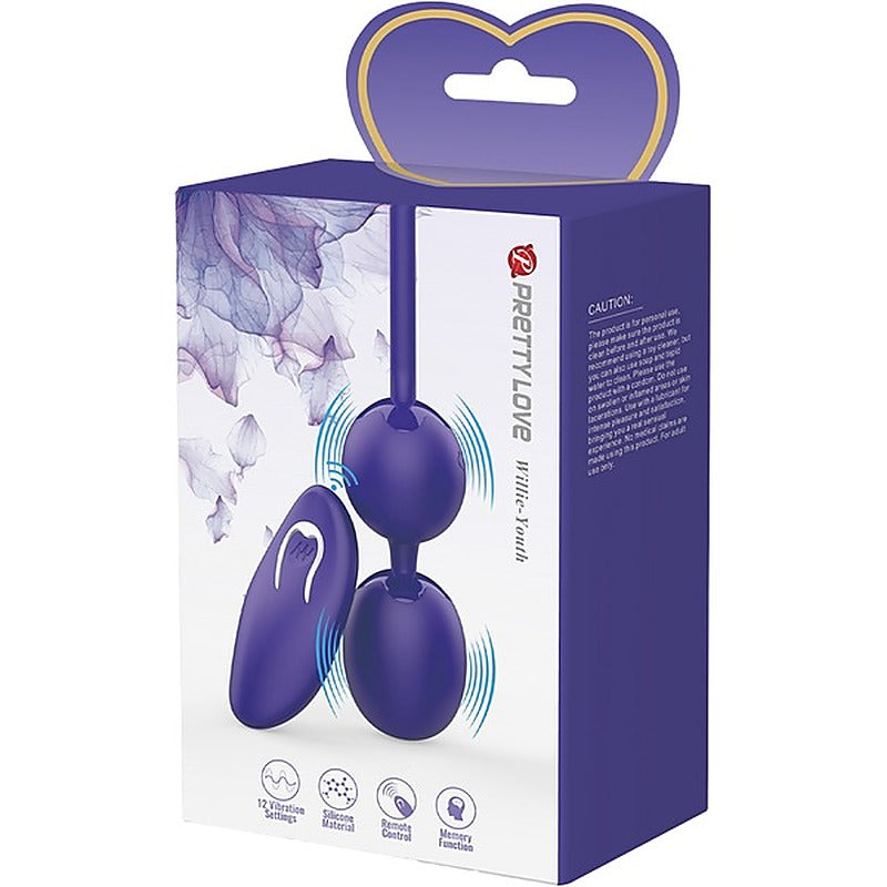 Pretty Love Willie Youth Remote Control Vibrating Love Egg - Love Eggs and Kegel Exercisers