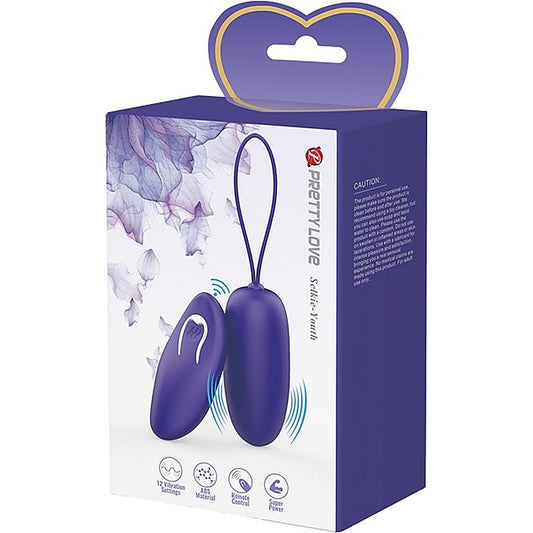 Pretty Love Selkie Youth Wireless Remote Control Love Egg Massager Purple - Love Eggs and Kegel Exercisers