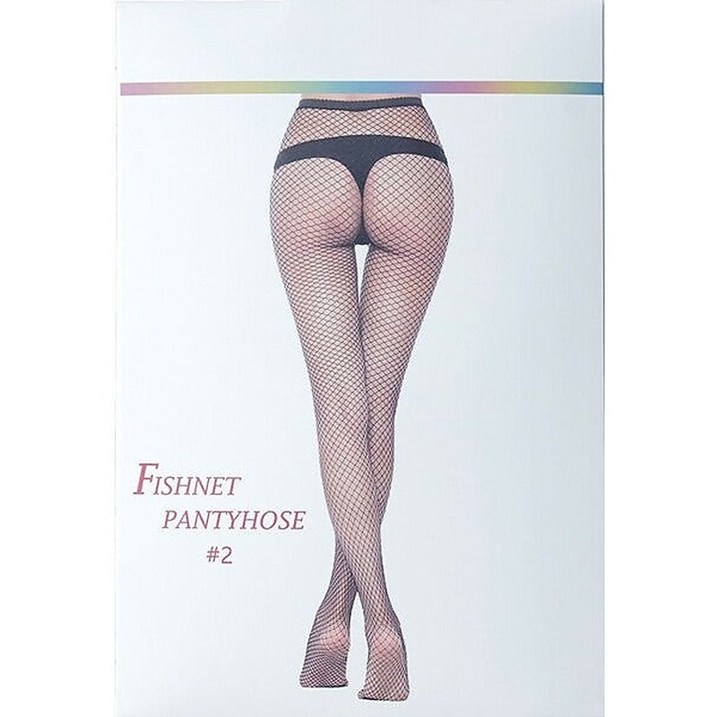 Medium Net Women's Fishnet Pantyhose 2 by Sax - Hosiery