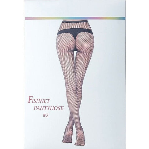 Medium Net Women's Fishnet Pantyhose 2 by Sax - Hosiery