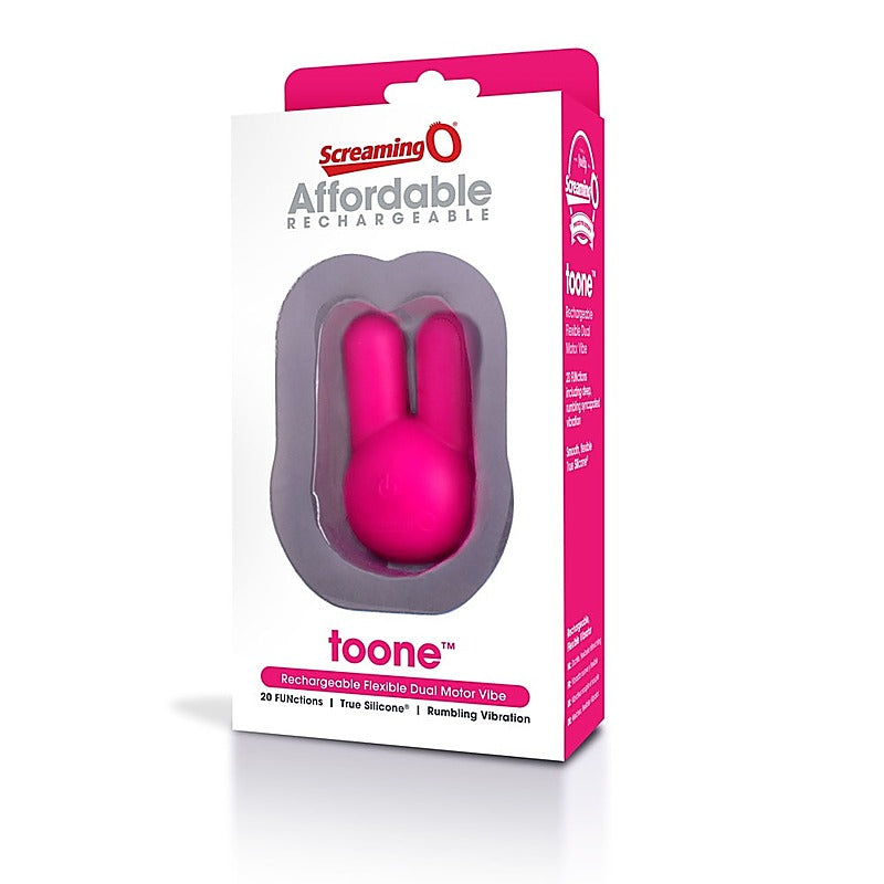 Toone Flexible Rechargeable Vibrator By Screaming O - Personal Massagers