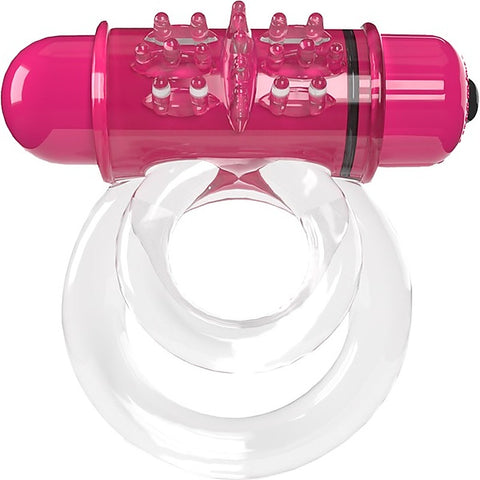 Double O 6 4T High Pitch Treble Vibrating Dick Cock Ring - Vibrating Cock Rings