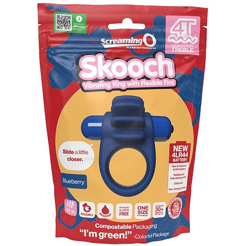 Skooch 4T High Pitch Treble Vibrating Cock Ring - Vibrating Cock Rings