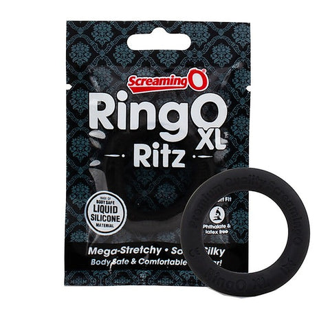 RingO Ritz XL Stretchy Men's Cock Ring by Screaming O - Stretchy Cock Rings