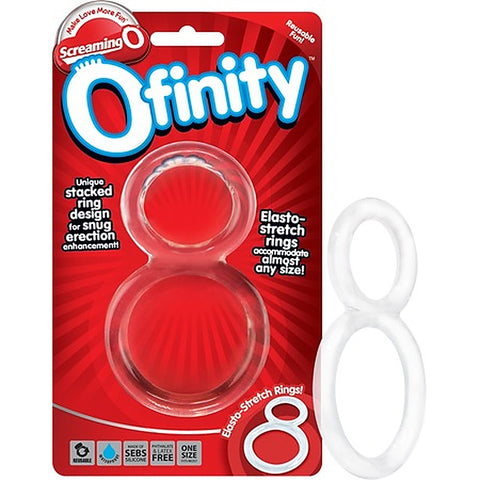 Ofinity Elasto Stretchy Silicone Cock Ring by Screaming O - Stretchy Cock Rings