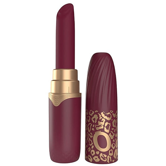 Screaming O Premium 10 Function Lipstick Vibrator Merlot - Clit Ticklers and Pulsators