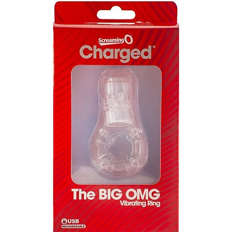 Charged The Big OMG Vibrating Cock Ring by Screaming O - Vibrating Cock Rings