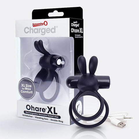 Charged Ohare XL Rabbit Shape 10 Functions Vibrating Cock - Vibrating Cock Rings