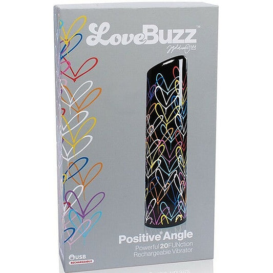 Charged LoveBuzz Positive Angle 10 Function Bullet Vibrator - Bullet Vibrators