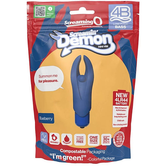 Screaming O Demon 4B Low Pitch Bass Clitoral Vibrator - Clit Ticklers and Pulsators