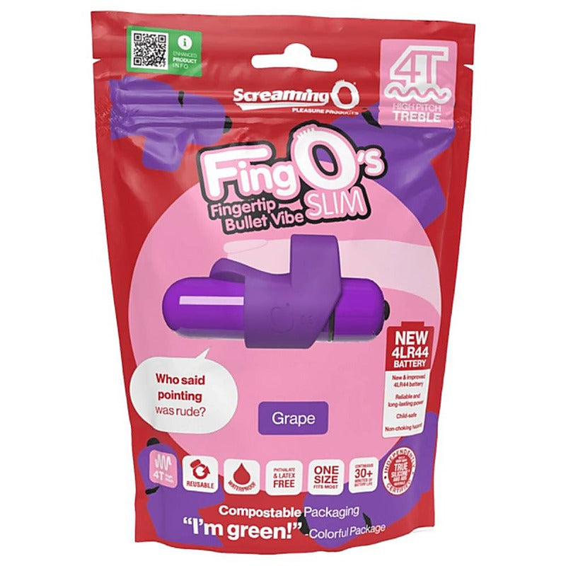 FingO's Slim 4T High Pitch Treble Finger Massager - Finger and Tongue Vibrators