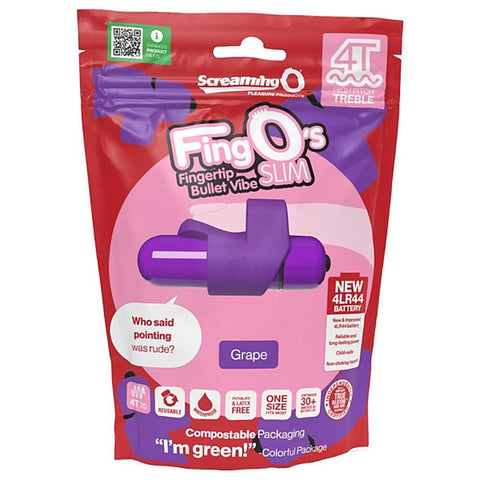 FingO's Slim 4T High Pitch Treble Finger Massager - Finger and Tongue Vibrators