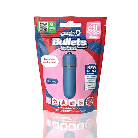 4T High Pitch Treble Multi Functions Bullet by Screaming O - Bullet Vibrators