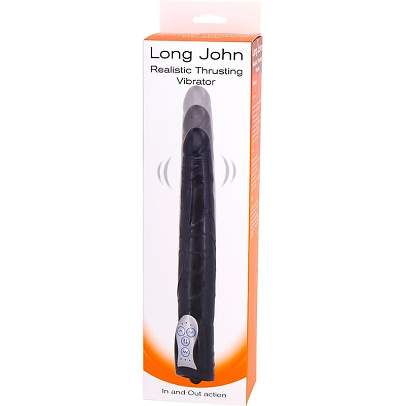 Long John Realistic Thrusting Vibrator by Seven Creations - Vibrating Dildos