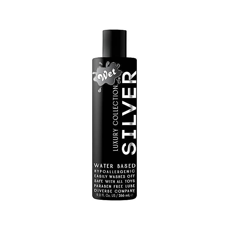 Silver Water Based Hypoallergenic Adult Lubricant by Wet - Water Based Lubes