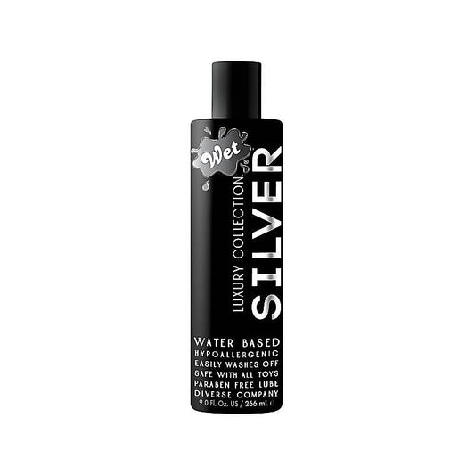 Wet Silver Water Based Hypoallergenic Adult Lubricant - Water Based Lubes