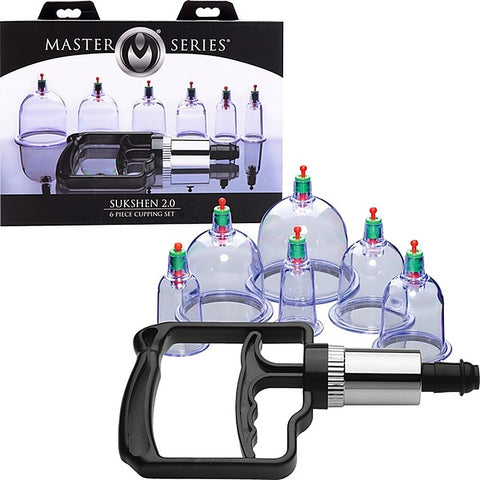 Master Series Sukshen Cupping Set by XR Brands - Breast and Nipple Toys