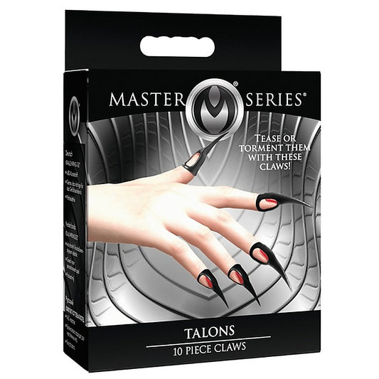 Master Series Talons BDSM Play Claws 10 Piece - Electro Sex