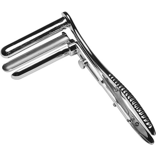 Master Series 3 Prong BDSM Play Anal Speculum - Dental and Clinical