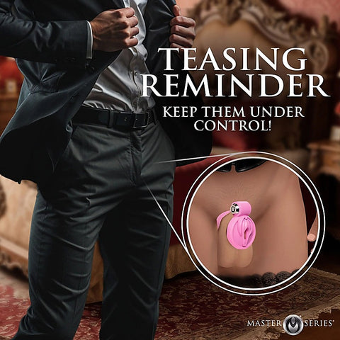 Pussification Vulva Chastity Cage by XR Brands - Male Chastity