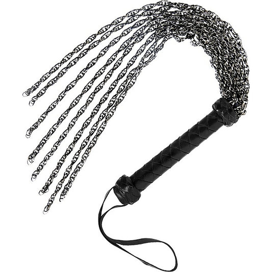 Master Series Gunmetal Chain Bondage Flogger - Whips And Crops