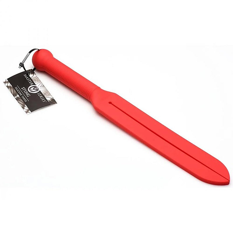 Master Series Stung Silicone Bondage Play Tawse by XR Brands - Paddles And Slappers