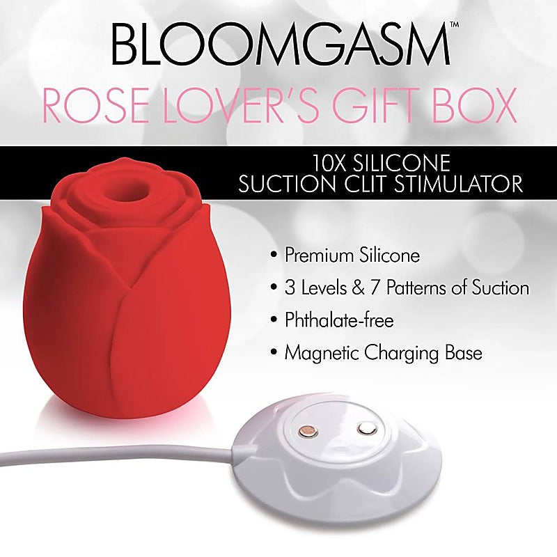 The Rose Lovers Clitoral Vibrator by XR Brands - Clit Ticklers and Pulsators