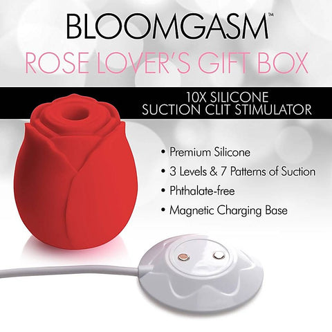 The Rose Lovers Clitoral Vibrator by XR Brands - Clit Ticklers and Pulsators