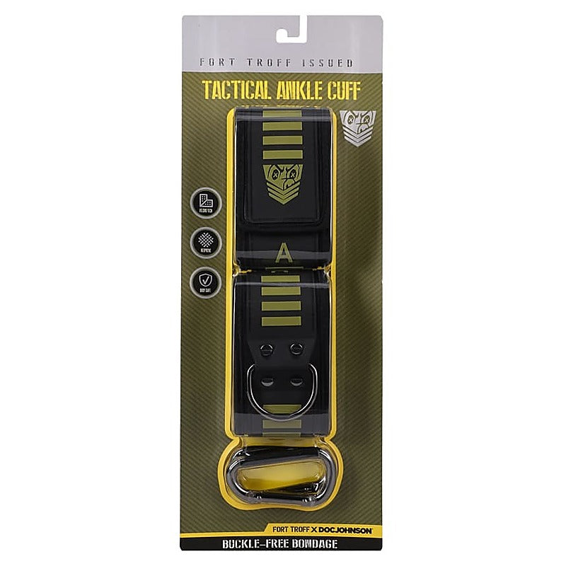 Fort Troff Tactical BDSM Ankle Cuffs by Doc Johnson - Cuffs And Restraints