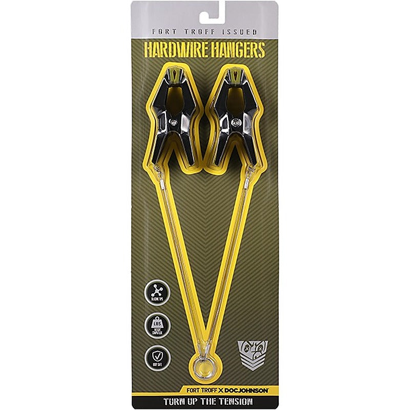 Fort Troff Hardwire Hangers Nipple Clamps by Doc Johnson - Nipple and Clit Clamps