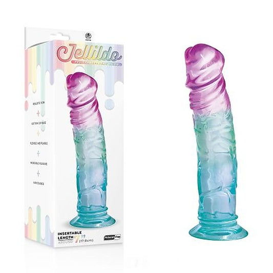 Excellent Power Jellido Clear Coloured 18 cm Realistic Jelly Dildo - Realistic Dildos