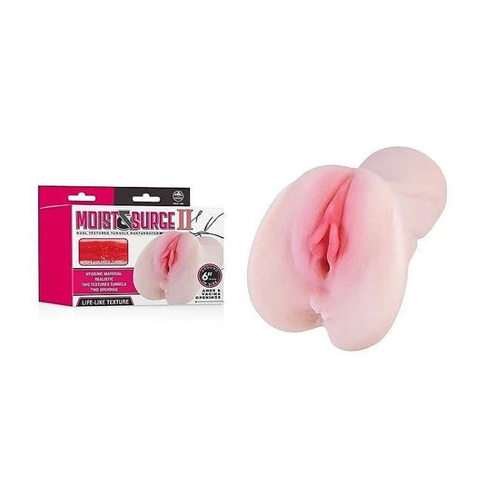 Excellent Power Moist and Surge II Dual Layer Realistic Vagina Stroker Flesh - Realistic Butts And Vaginas