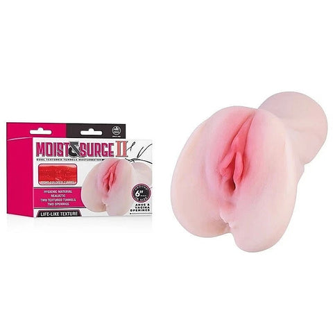 Excellent Power Moist and Surge II 15.2 cm Dual Layer Vagina Stroker Flesh