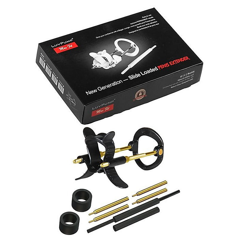 LuvPump Max Fit Luxury Penis Extender Kit by Shots Toys - Penis Sleeves and Extenders