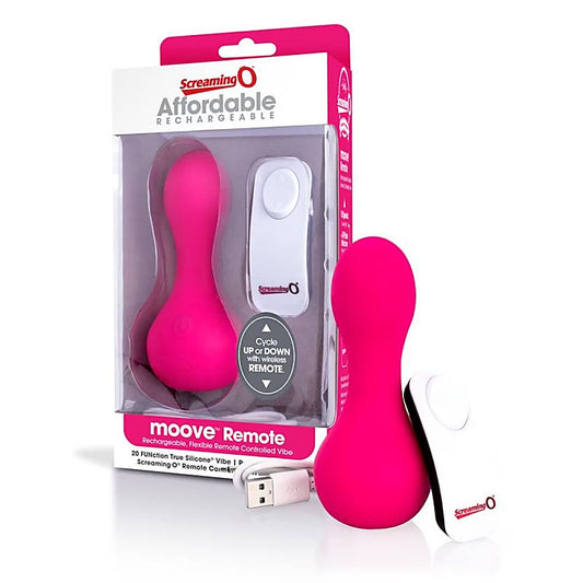 Screaming O moove Remote Control Flexible Vibrator - Remote Control Vibrators