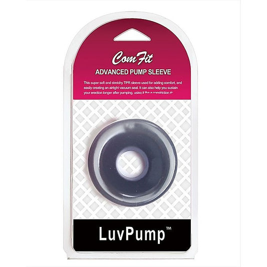 LuvPump ComFit Silicone Universal Penis Pump Sleeve Black - Penis Sleeves and Extenders