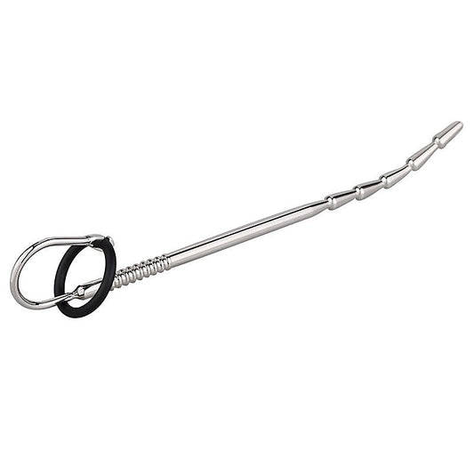 BDStyle Mens Long Penis Plug with Glans Ring - Penis Plugs